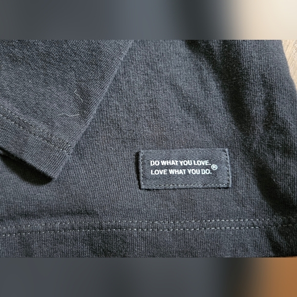 Life is Good Rainbow Flower Black Long Sleeved V Neck - Picture 4 of 4